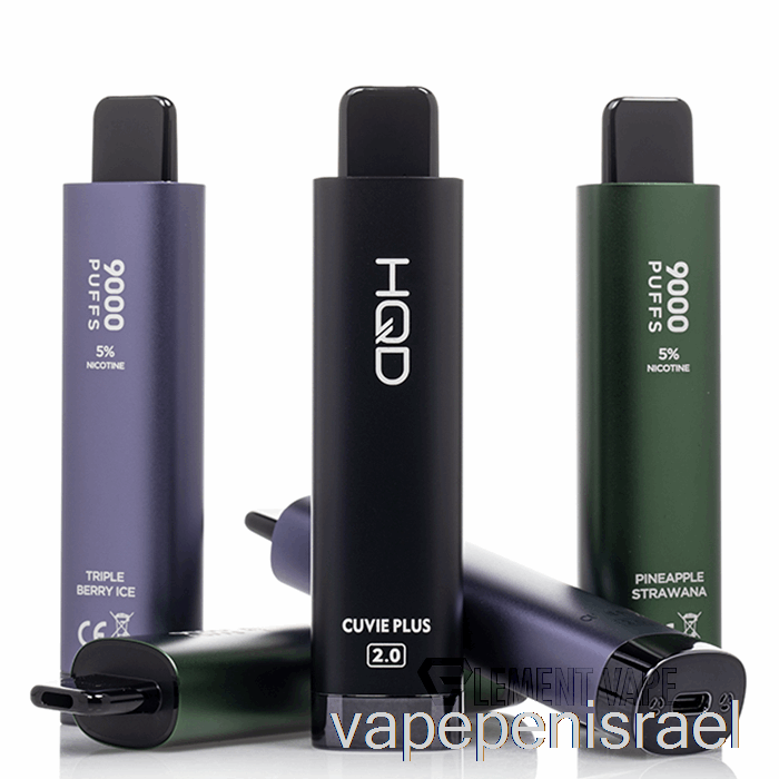 חד פעמי Vape Israel Hqd Cuvie Plus 2.0 9000 קיווי תות חד פעמי